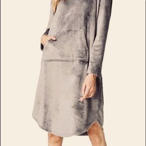 Lounger , cozy gray dress / sleepwear (S/M)